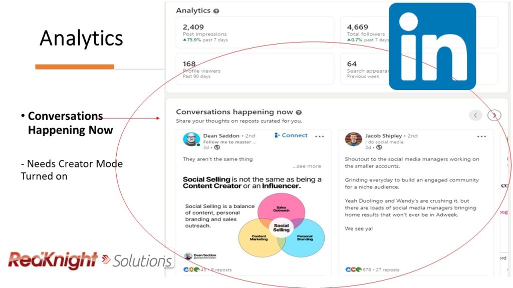 LinkedIn Conversations Happening Now
