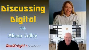 Rob Osborne Discussing Digital with Alison Colley
