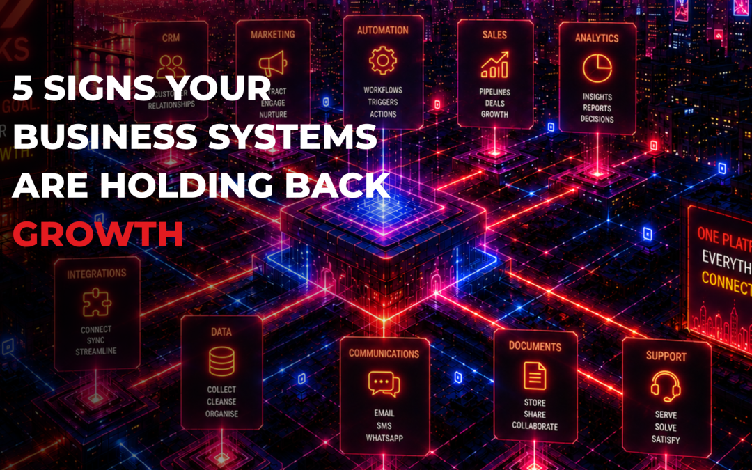 Five Signs Your Business Systems Are Holding Back Growth